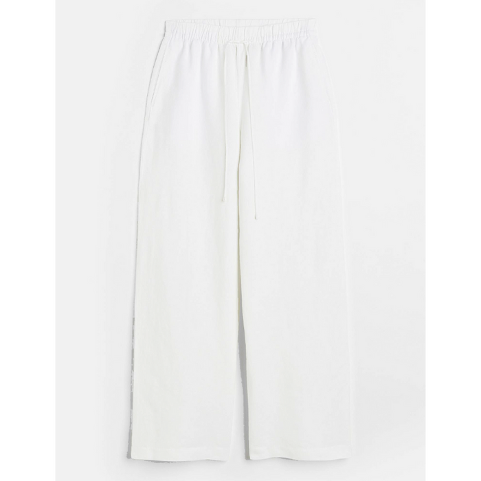 Versatile Drawstring Wide Trousers