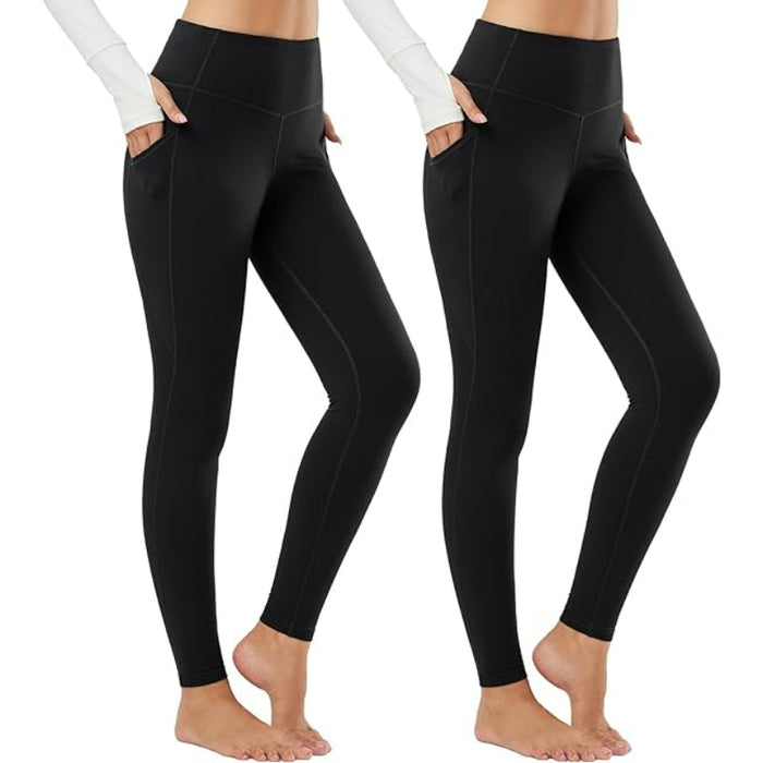 Women's Thermal Fleece Lined Pants Pack Of 2