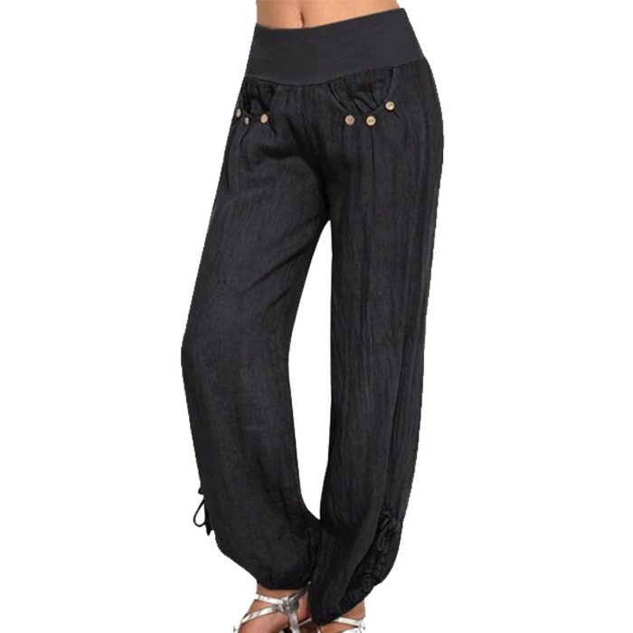 High Waist Comfy Drawstring Pants