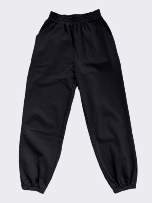 Fleece-Lined Cotton Joggers for Women - Cozy Sweatpants with Pockets